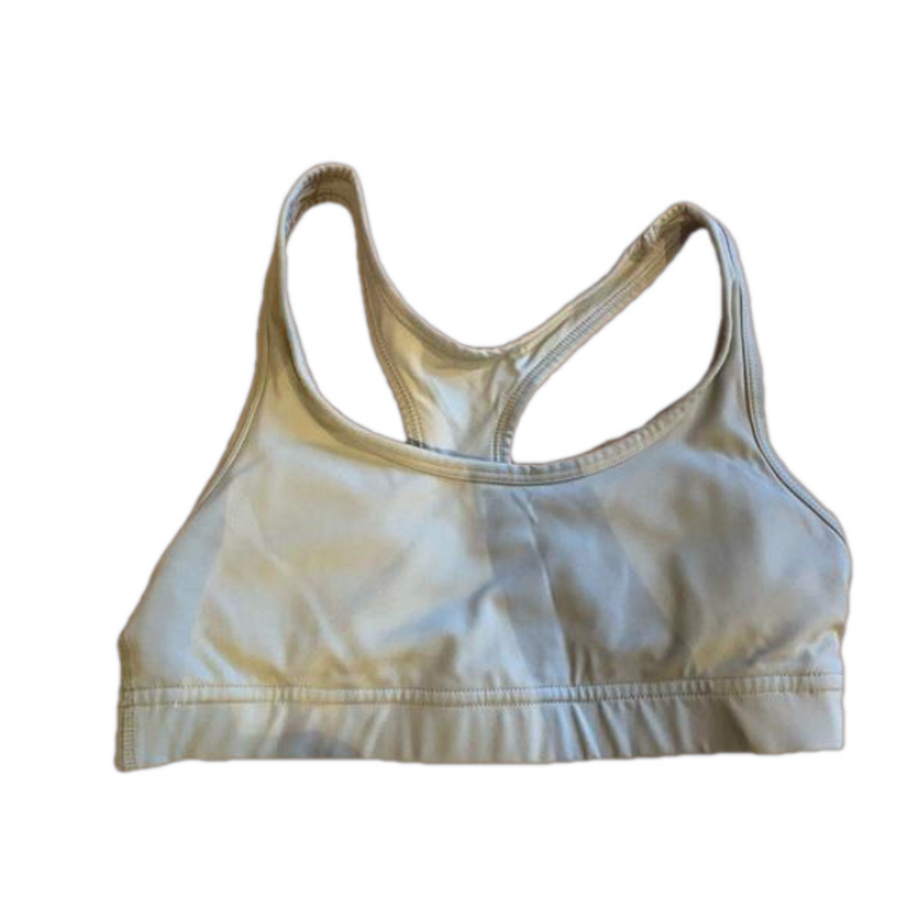 Aritzia TnAction Sage Gray Racerback Medium Support Sports Bra Size S